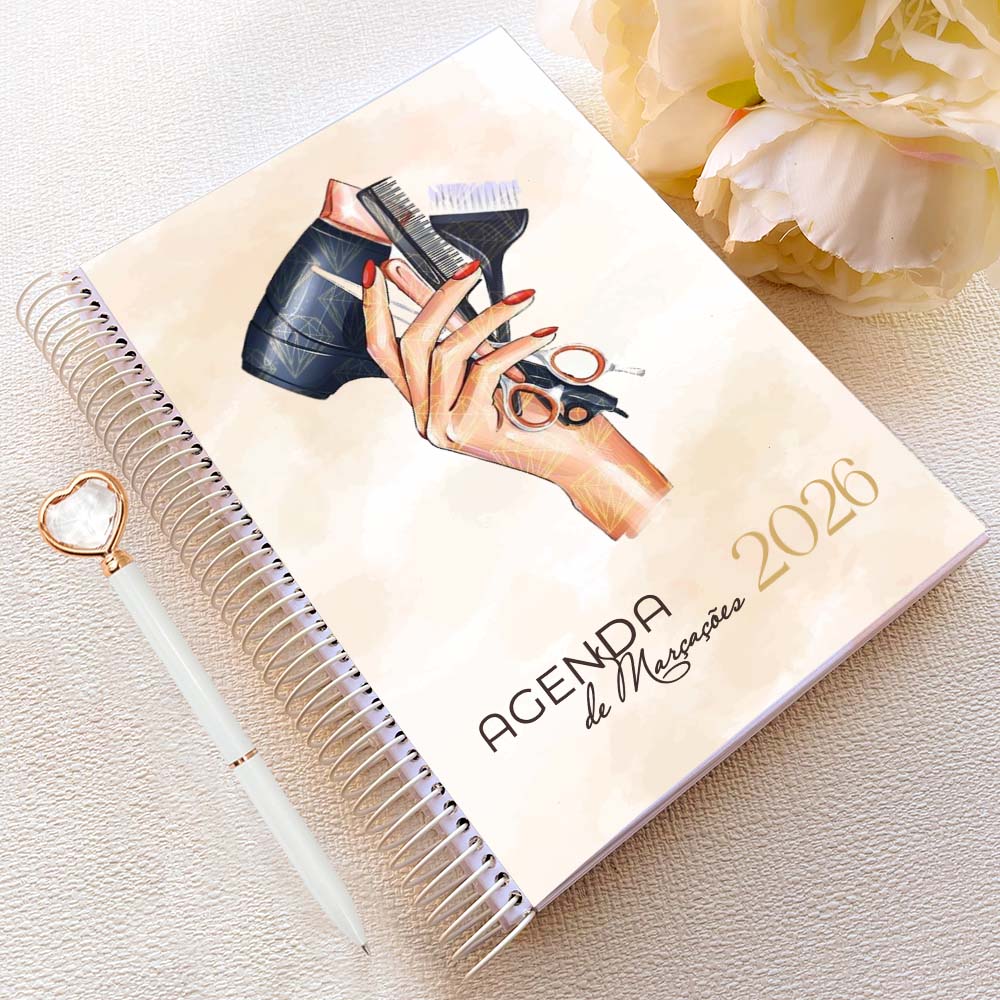 Agenda de Marcações 2026 | Hair Brush