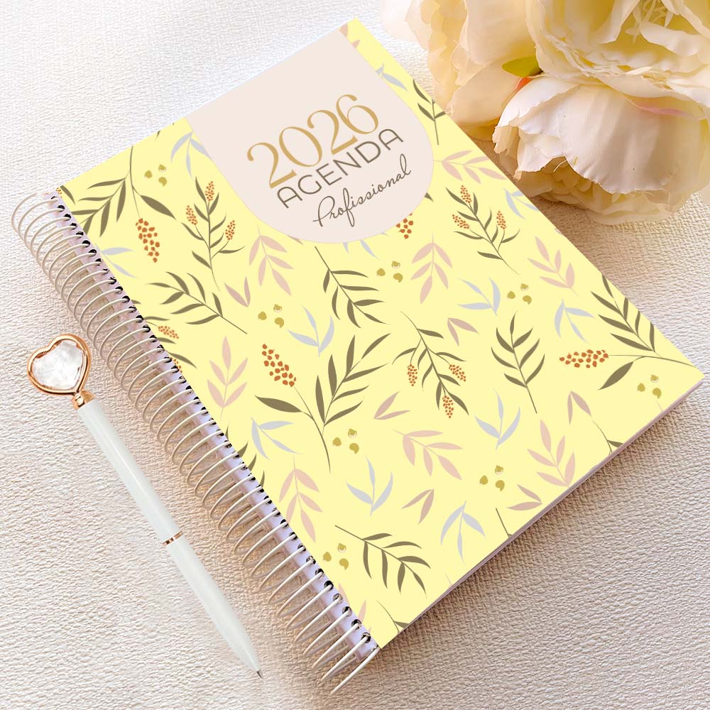 Agenda Profissional 2026 | Leafs