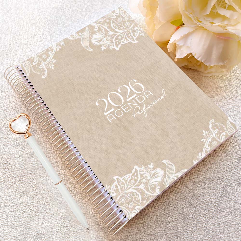 Agenda Profissional 2026 | Linho