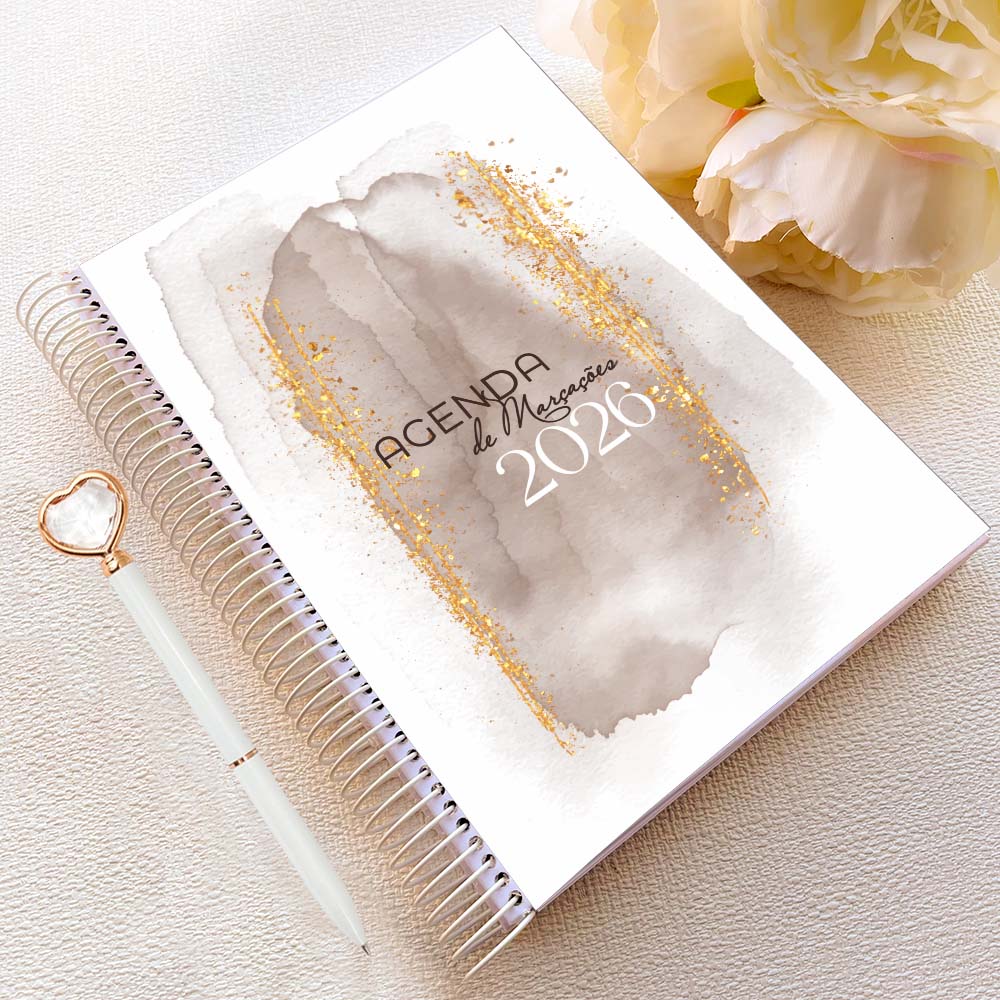 Agenda de Marcações 2026 | Logo Splash