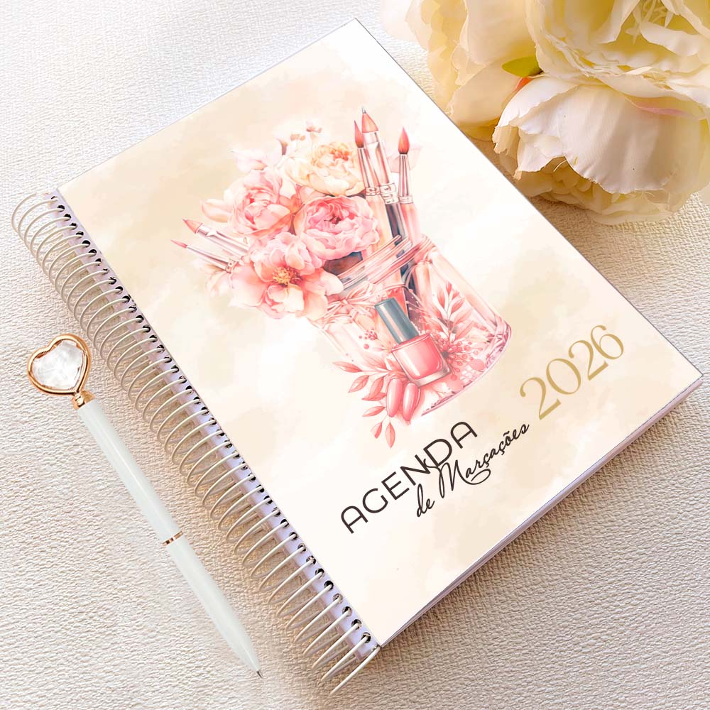 Agenda de Marcações 2026 | Nail Brush