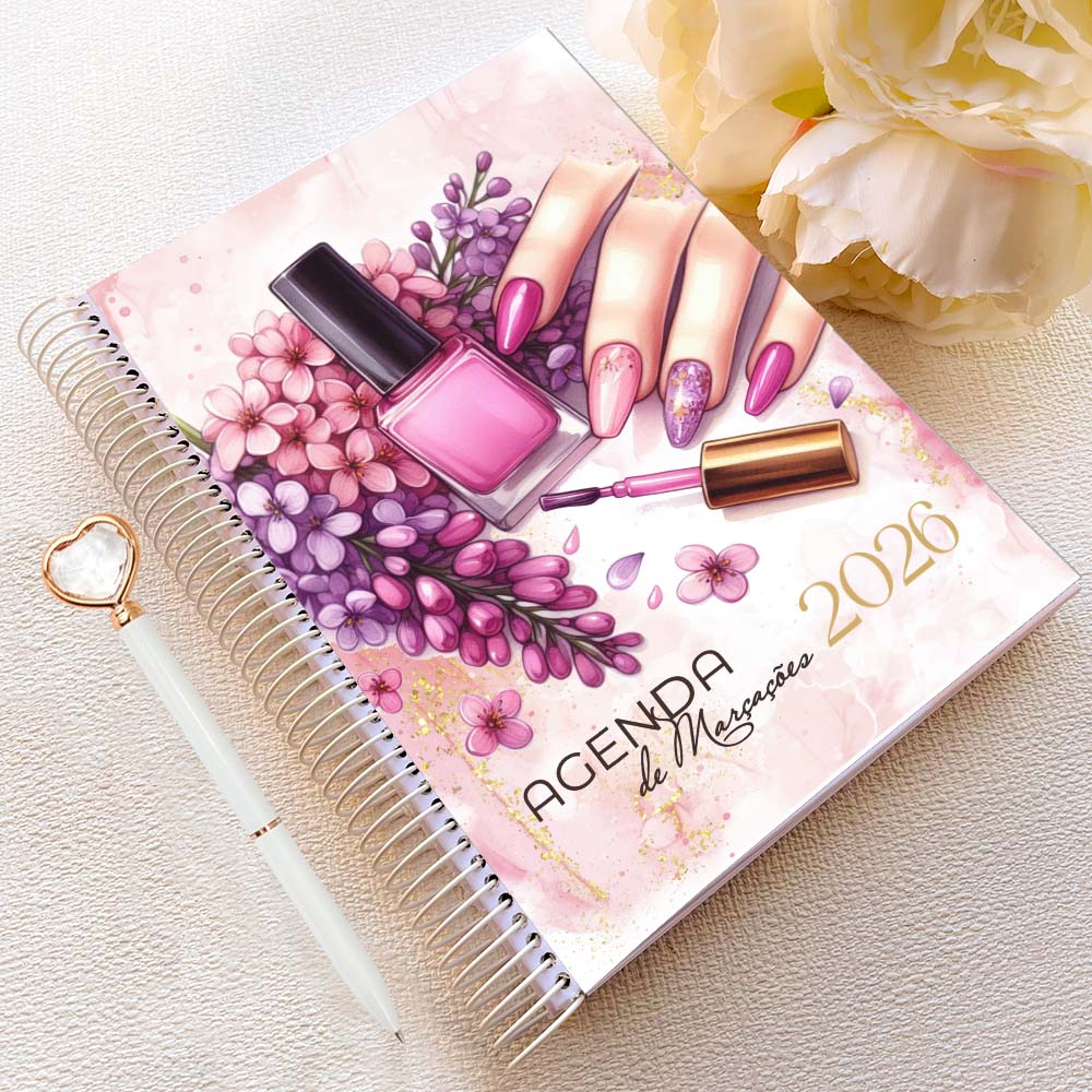 Agenda de Marcações 2026 | Nail Floral