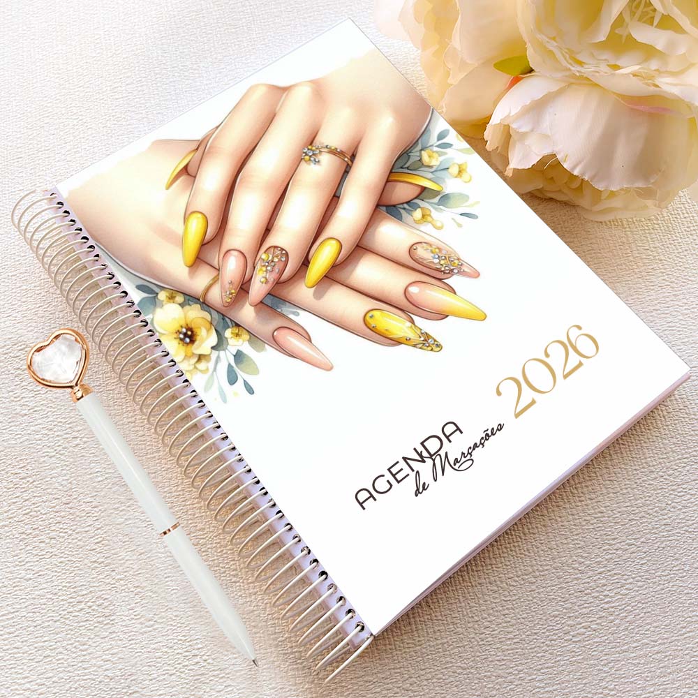 Agenda de Marcações 2026 | Nail Strass