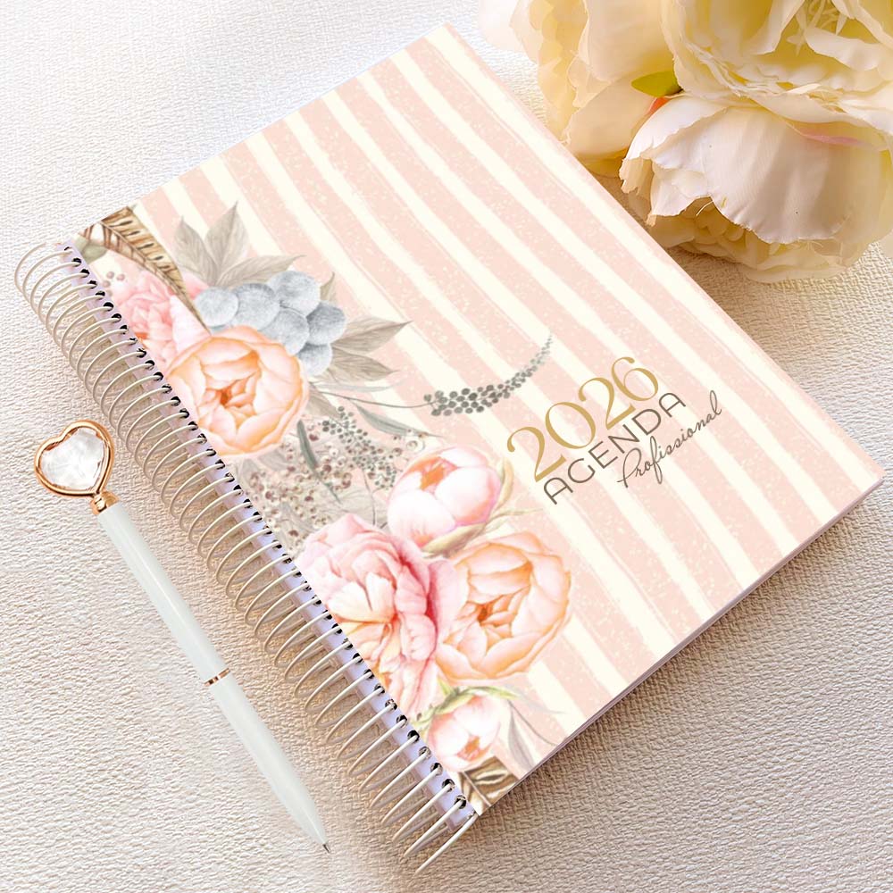 Agenda Profissional 2026 | Peonia