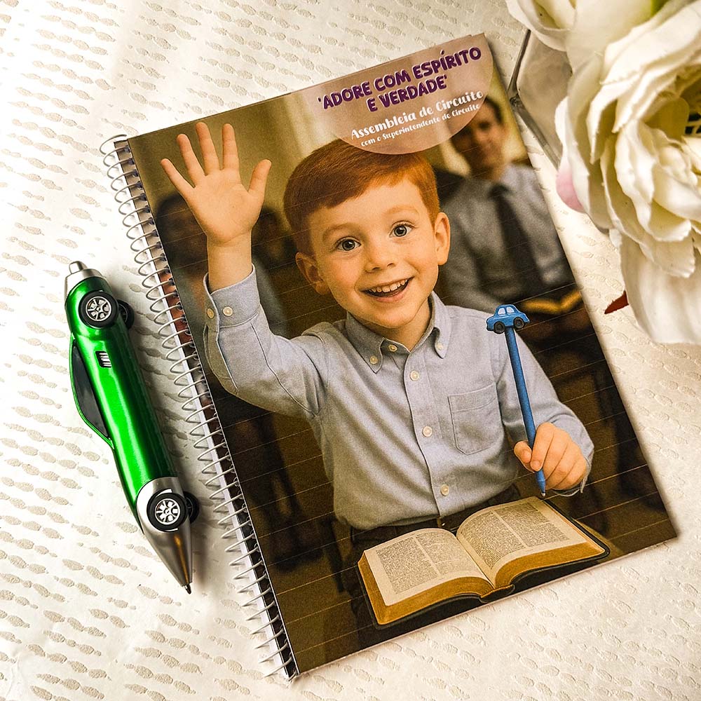Caderno Infantil Assembleias de Circuito 2025-2026 | Modelo Diogo