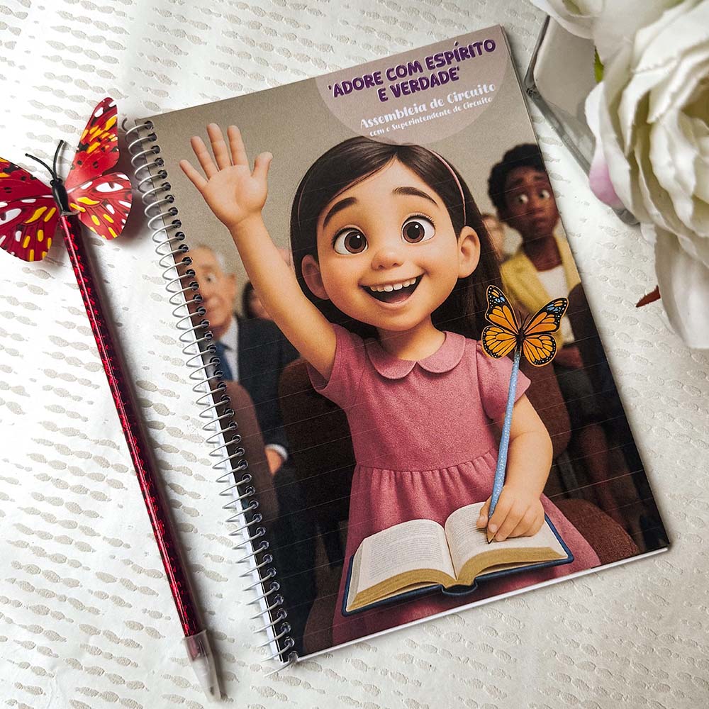 Caderno Infantil Assembleias de Circuito 2025-2026 | Modelo Joana